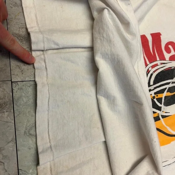 Marlboro White Tee with Cowboy Print